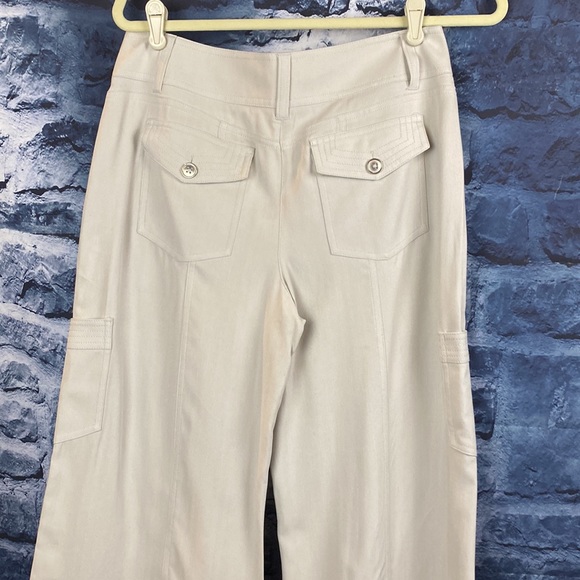 WHBM Silk Cargo Wide Leg Pants - Picture 7 of 10